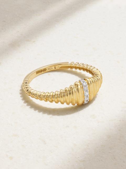 10-karat Gold Diamond Ring