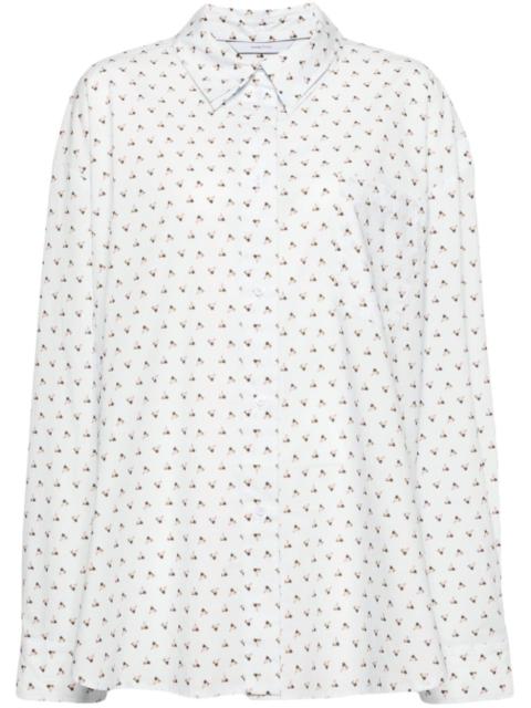 all-over graphic print shirt