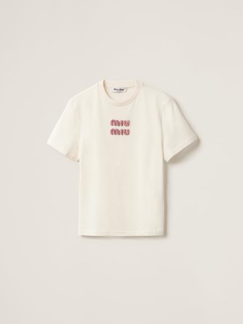 Miu Miu Jersey T-shirt | REVERSIBLE