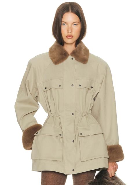 The Balmoral Jacket With Faux Fur Trim