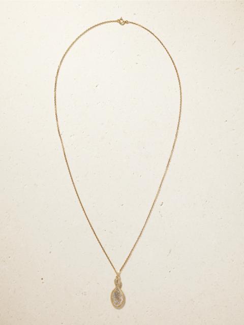 Joli Miroir 18-karat Yellow And White Gold Citrine Necklace