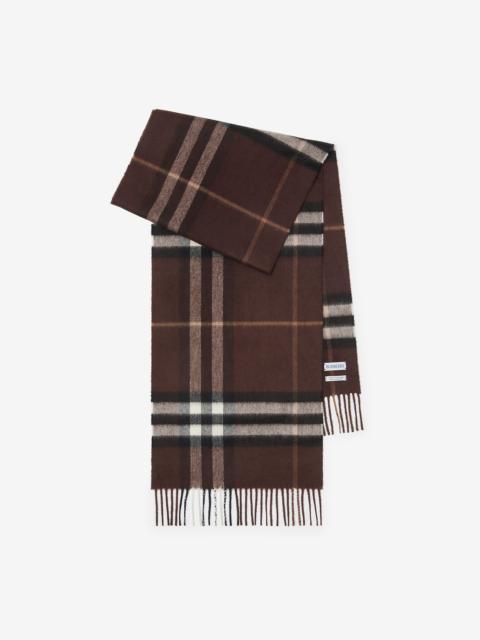 Check Cashmere Scarf