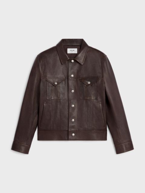 trucker jacket IN LAMBSKIN