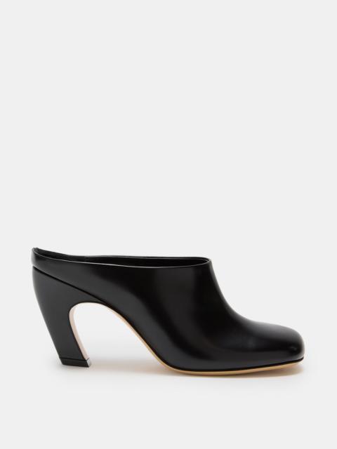 Mica Mule / Black Spazzolato Leather
