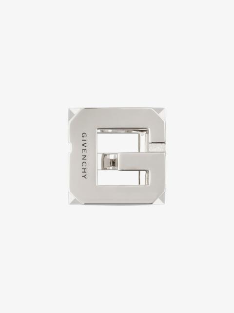 G CUBE RING IN METAL