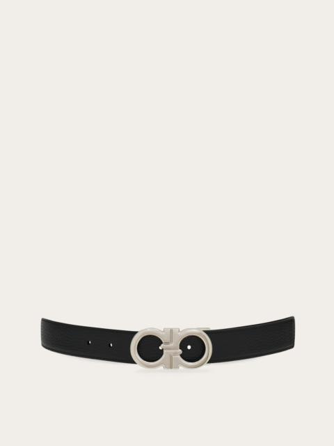 Reversible and adjustable Gancini belt