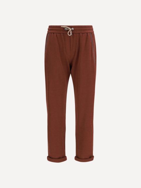 Pants with embellishments