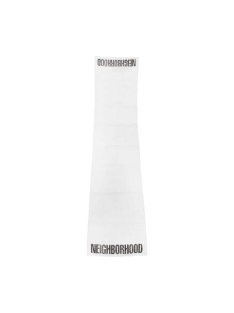 logo-print scarf