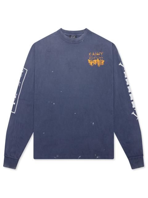 SAINT M6 X BABYLON BLEED L/S TEE - NAVY