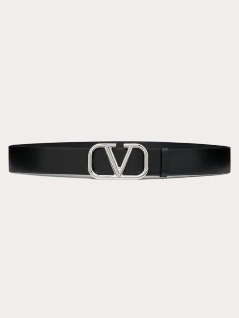 VLOGO SIGNATURE CALFSKIN BELT 40 MM