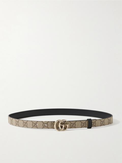 Gg Marmont Reversible Leather Belt