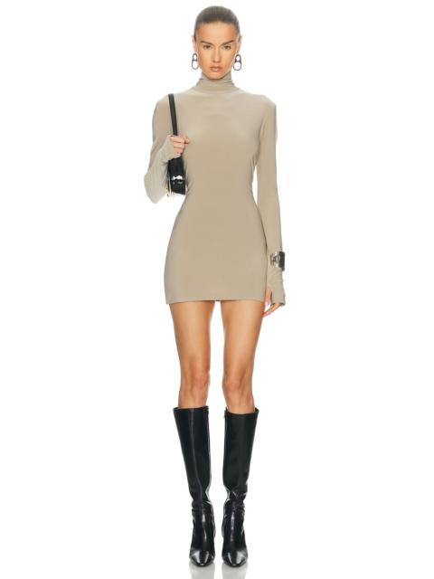 Long Sleeve Slim Fit Turtleneck Pickleball Dress