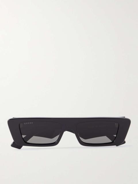 Square-Frame Recycled-Acetate Sunglasses