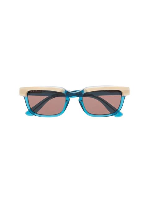 GG1166S rectangular sunglasses