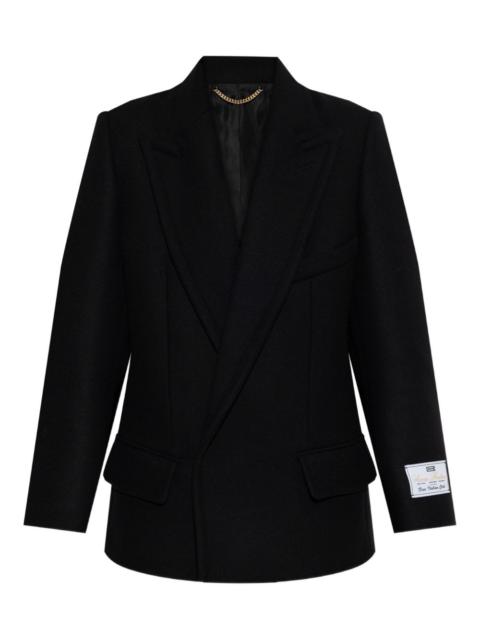 double-breasted blazer