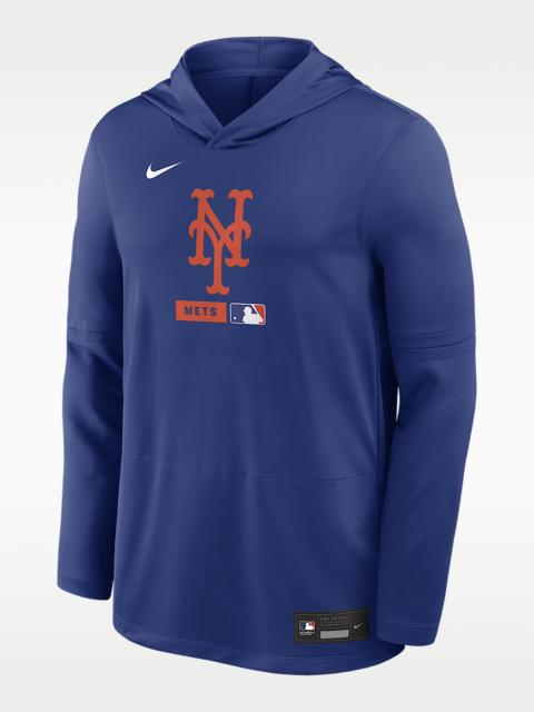 New York Mets Authentic Collection Men's Nike Dri-FIT MLB Long-Sleeve Hooded Top