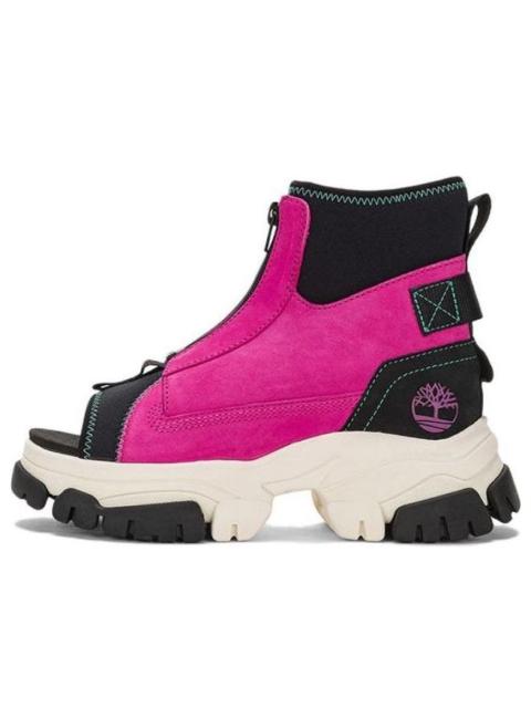 (WMNS) Timberland Adley Way Peep Toe Boot Sandals 'Very Berry' A5W3G