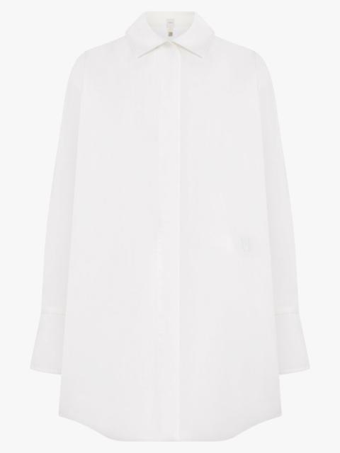 ICONIC MINI SHIRT DRESS | WHITE
