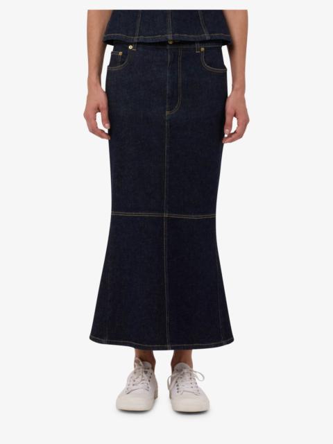 STRETCH DENIM SKIRT