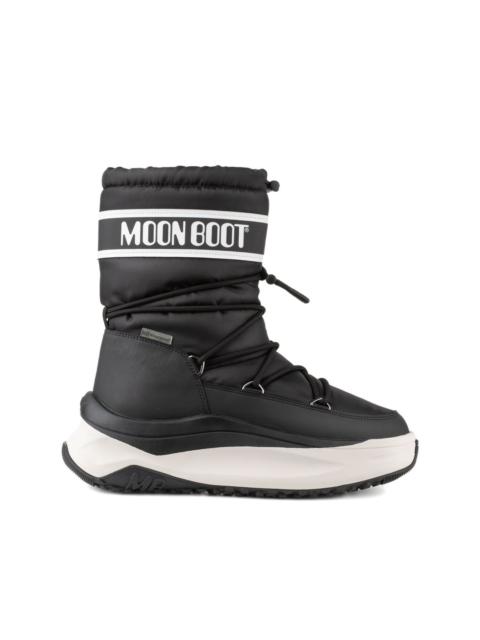 logo-print platform boots