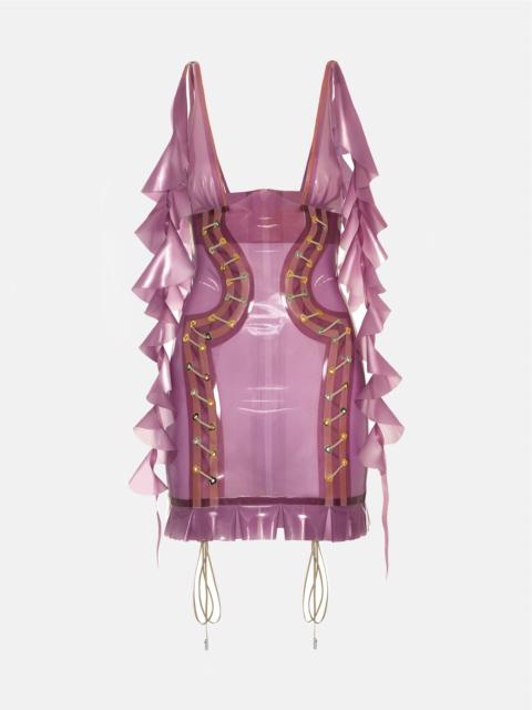 TYRA LATEX DRESS DUSTY