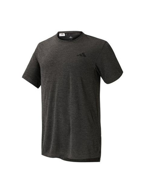 adidas 3-BAR TECH TEE Logo Sports Short Sleeve Black GR7102