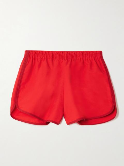 Anchor Piped Cotton-blend Shorts