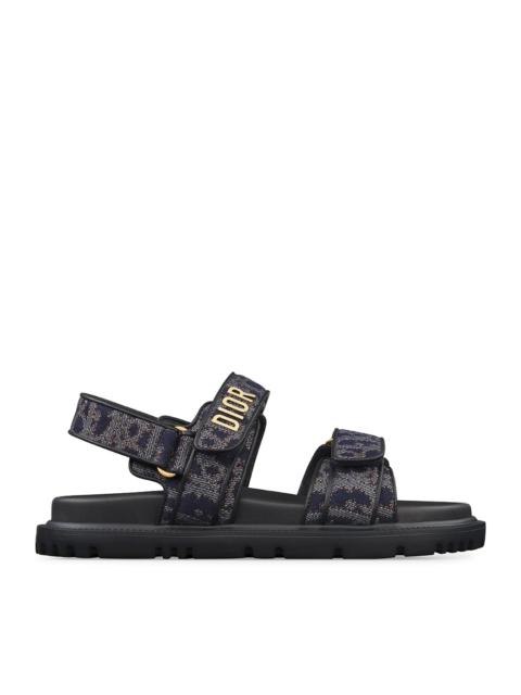 DIORACT SANDAL IN DIOR OBLIQUE DENIM