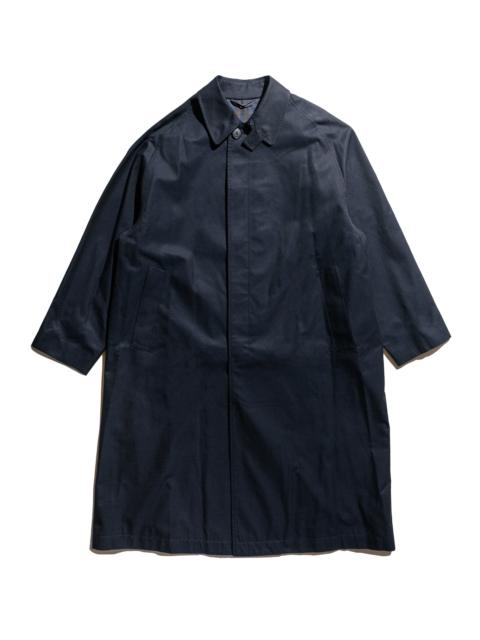 Studio Nicholson Peter Coat Gabardine Darkest Navy