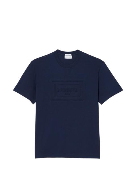 logo-embroidered T-shirt