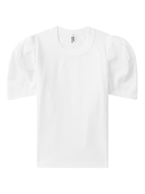 puff-sleeve T-shirt