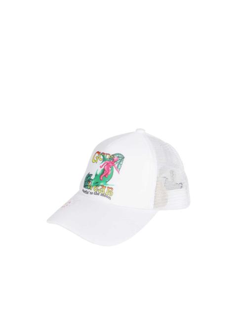 mesh-panel printed baseball cap