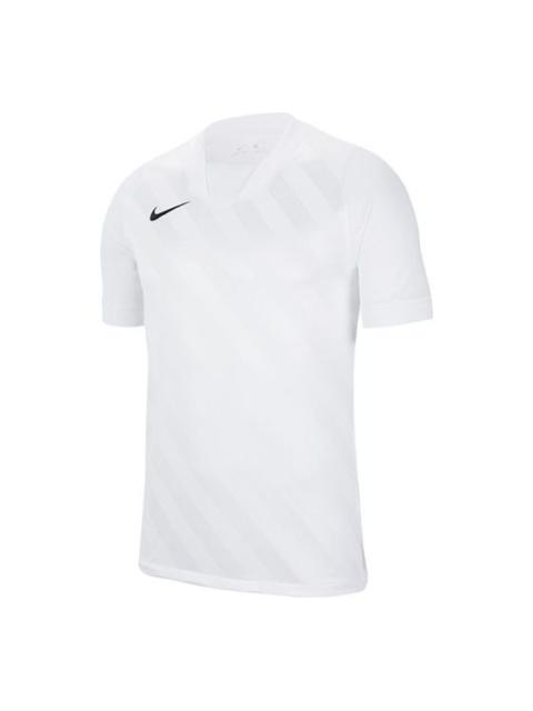 Nike Dri-fit Football Training Breathable Short Sleeves T Shirt Men's White BV6703-100