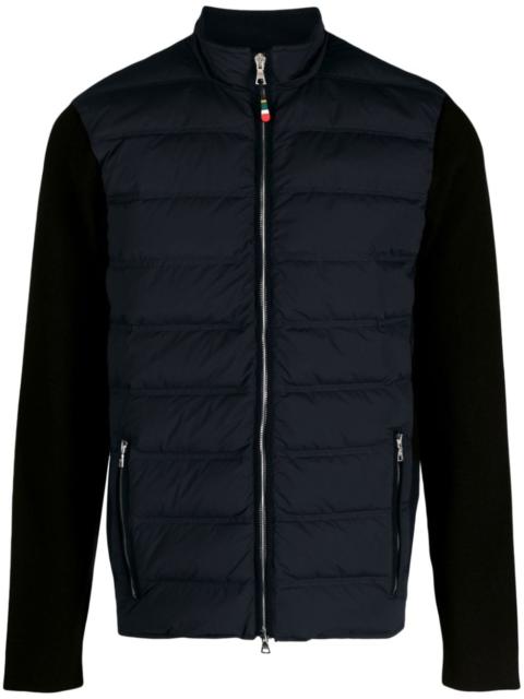 Wallace panelled padded jacket