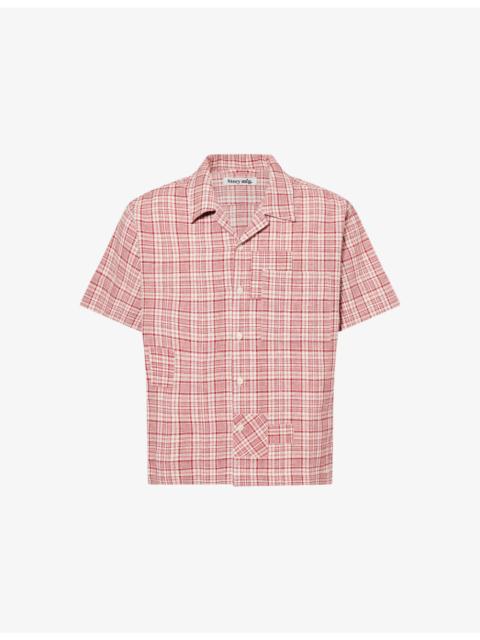 Greetings Short-Sleeves Cotton-Knit Shirt