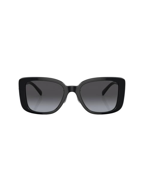 logo-plaque square-frame sunglasses