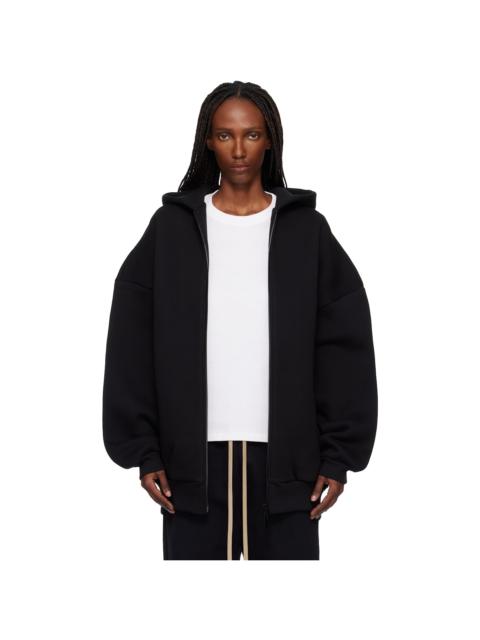 Black Athletics Zip Up Hoodie