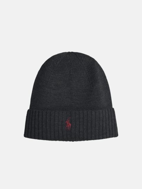 GREY WOOL BEANIE