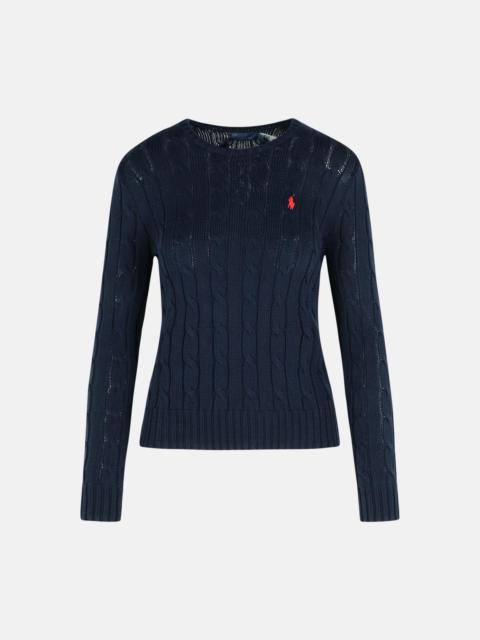 'JULIANNA' NAVY COTTON SWEATER