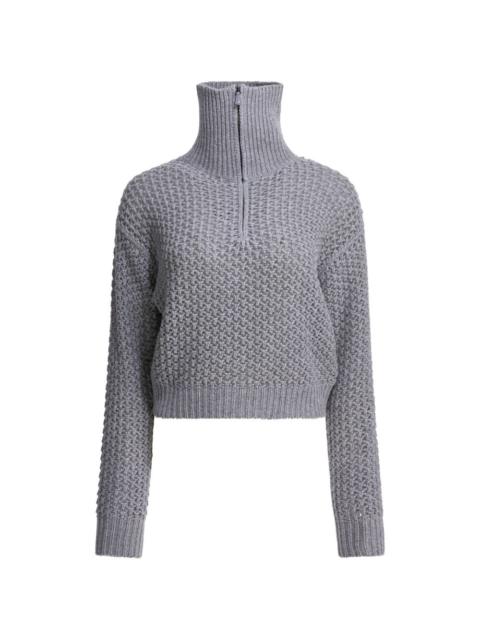 Tequila half-zip sweater