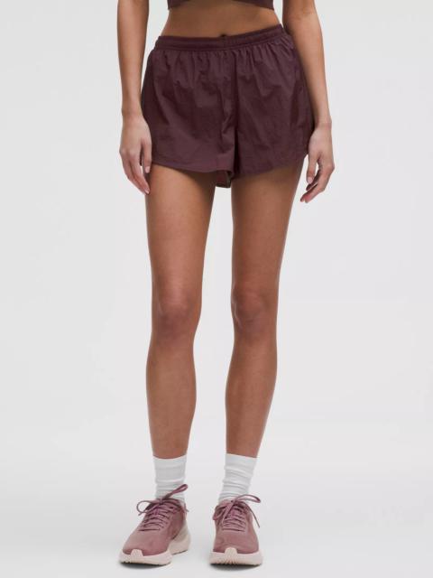 Dolphin-Hem Mid-Rise Running Short 3"