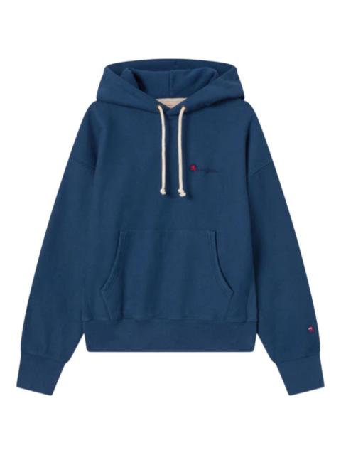 logo-embroidered hoodie
