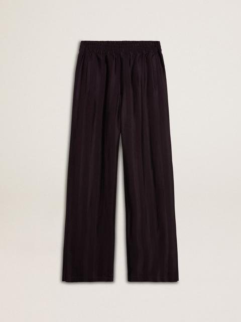 Women's joggers with ankle slit