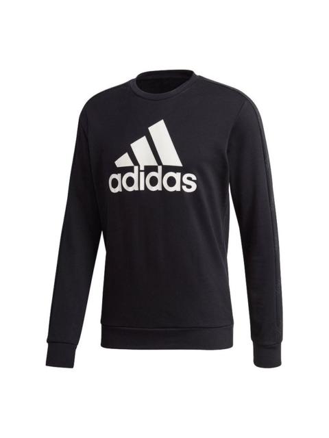 adidas Fav Swt Round Collar Long Sleeve Men's Black GJ6590