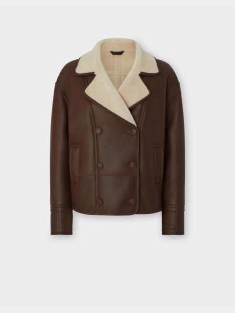 Shearling caban