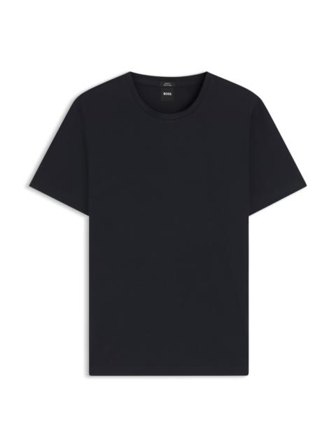 SLIM-FIT SHORT-SLEEVED T-SHIRT IN MERCERIZED COTTON