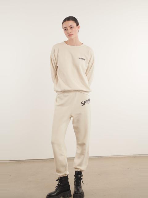 VINTAGE WHITE SMALL LOGO SWEATPANTS