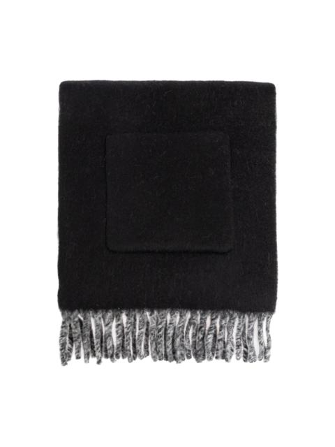 logo-lettering scarf