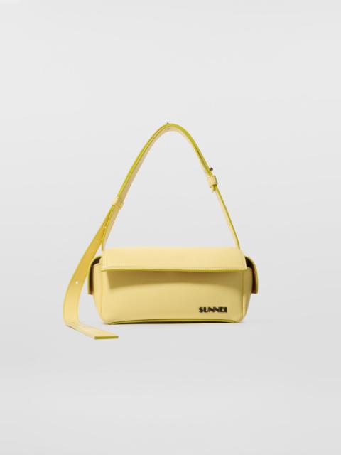 'TUTTO OK' SMALL LABAULETTO / yellow / vegan leather