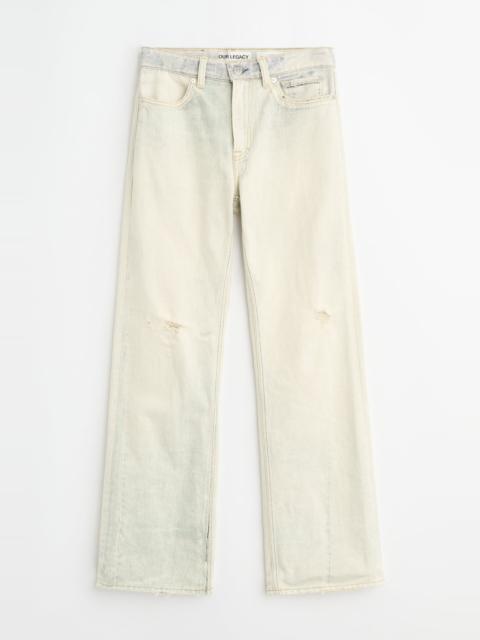 Wata Cut Digital Coffe Print Denim